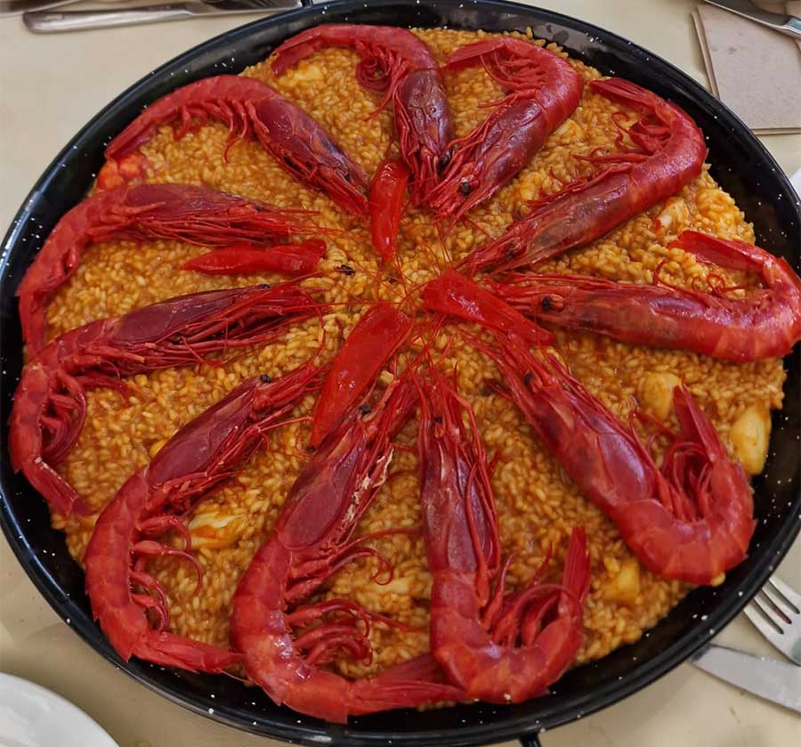 Restaurante El Conquistador arroz con bogavante